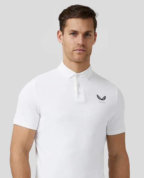 Castore aerotek polo shirt - WHITE