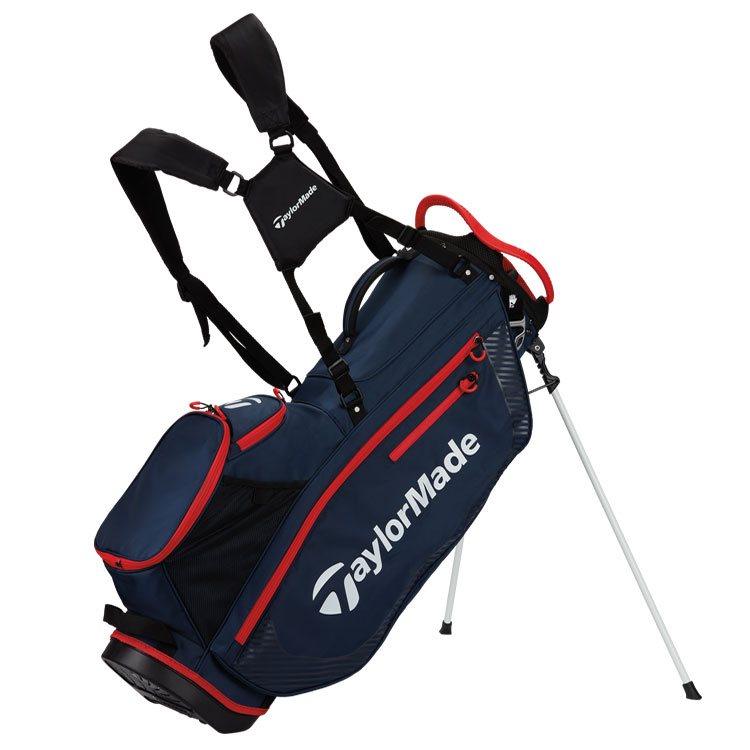 TaylorMade Pro Golf Stand Bag - NAVY/RED